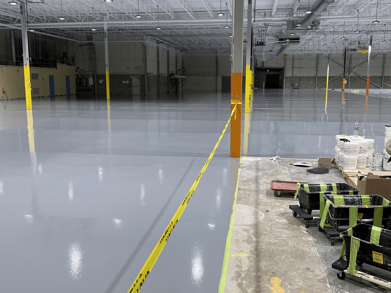 Sig Sauer floor restoration - wide angle view