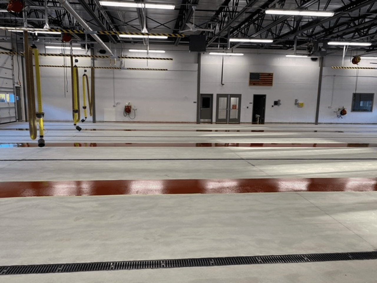 Wells Fire Department complete floor system