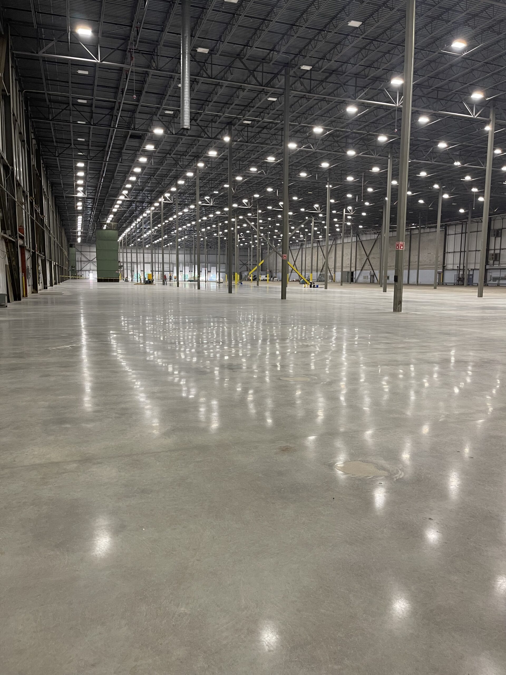 polished concrete floor