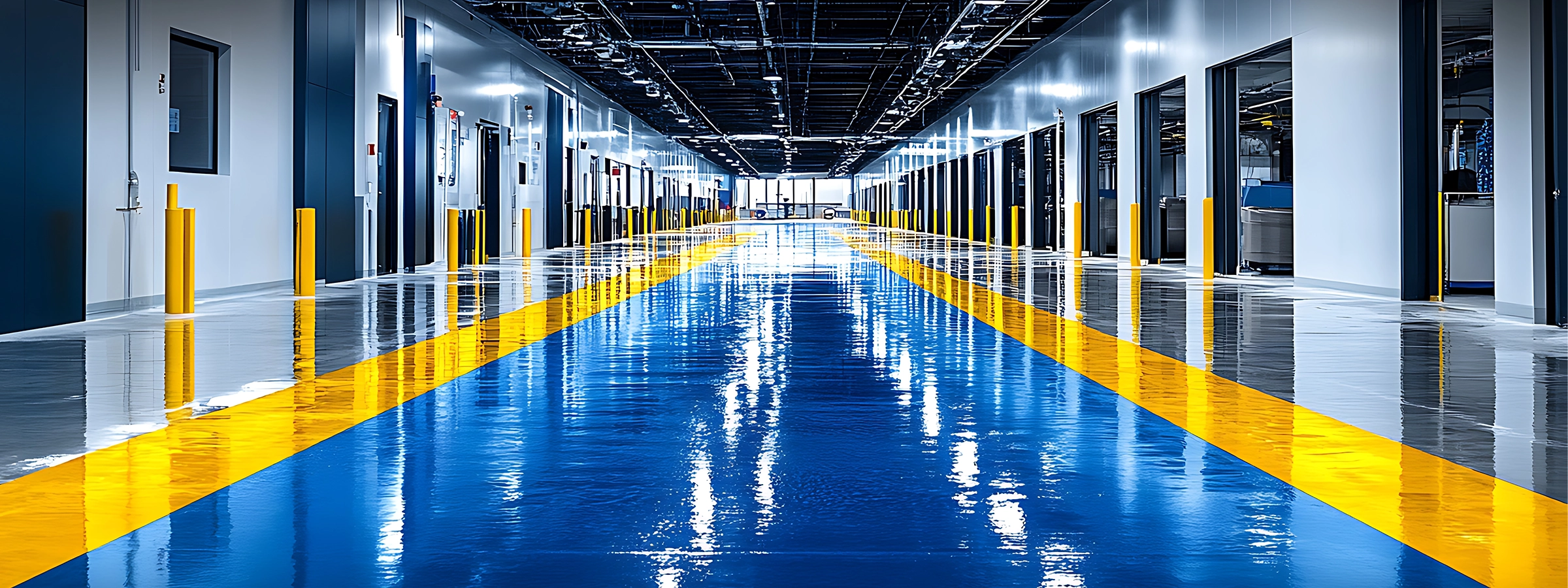 How Epoxy Floors Withstand Heavy Machinery in Manufacturing Plants example